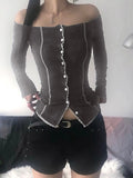 Style Anti-Car Repair Knitwear 2025 Autumn Collar New T-Shirt Solid Long-Sleeved