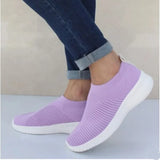 Women's Shoes Large Size 2025 Wish Explosion Of Flying Socks Shoes Elastic Cloth