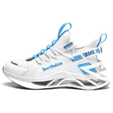 Spring And Autumn New National Style Trend Shoes Men's Large Size Blade Sneakers Flying Weaving Casual Breathable Men's