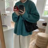 The Autumn And Winter Of 2025, The Loose Wear Of The Sweater Women's Net Red Fried Street Gentle Wind Thicked Knitted