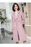 And Winter New Japanese And Korean Explosion Single Thick Hairs This Female Coat Wish Multi-Colored And Long