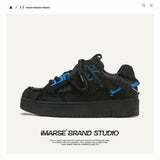Shoes Destroy The Aesthetic Series Of Black Samurai Youth Trend Casual Set Low Help Men And Women With The Same Board Shoes Men's Shoes Men's