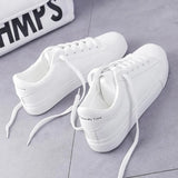 White Shoes Women In The Spring And Autumn Of The New Female Shoes Students Flat Tide Shoes Spring And Autumn Sports Leisure