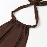 Fashion In The Summer Of 2025 Unique Sexy Umbilled Vest Body-Bodying And Hip Skirt