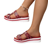 Slippers Women Wear 2025 Summer New Women's Thick Bottom Fish Mouth Slippers Light