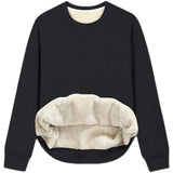 And Winter New Women's Clothing Explosion Of Women's Round Collar Collar Collar T-Neck Tat-Dressed Thick Outer Wear Bottom