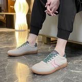 Flat-Bottomed Color Tie-Wearing Shoes For Women Couples 35-44 Yards Student Sports Single