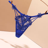 Trousers Female Water-Soluble Flower Perspective Sexy No-Scarred Seduction Summer 2025 New Low-Rise Hot Trousers