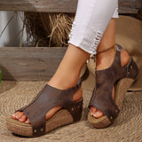 Stick Thick Bottom Beach Sandals Large Size 2025 Spring New Fish Mouth Fashion Toeable Female