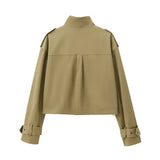 Women's Explosion Pocket Jacket Jacket + Folding