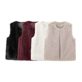 New Women's Clothing Fashion Temperament Artificial Fur Effect