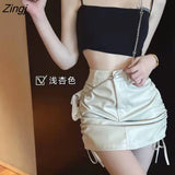 Skirts Women Slim All-match Summer Vintage Ulzzang A-line Retro Sexy Female Students Mini Party Fit Юбка Женская