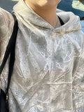 Autumn Women's Vintage Hoodie Hot Long-Sleeved Jungle Maple Branch Pattern 3D