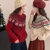 Christmas Jacquard Sweater- Outfit