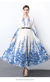 New Women's Dress Dress Oversized Dress Print 100 Folds T-Shirt With T-Shirt Holiday Casual