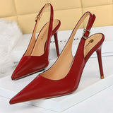 Shoes New Pointed Toe Woman Pumps Hollow Out High Heels Women Sandals Fashion Office Shoes Stiletto Heeled Shoes