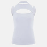 Summer Street Sports Sleeveless Vest Hottie Sexy Sleeveless Outside Wear Temperament Bottom
