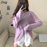 Woman Solid Sunscreen All-match Korean Style Streetwear Candy Color Harajuku Thin Summer Clothing Ladies Casual