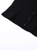 Black Button Down Corset Top- Outfit