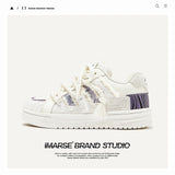 Shoes Destroy The Aesthetic Design Small White Shoes Bread Shoes Trend Casual Couple Shoes Men's And Women's
