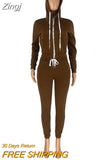 Autumn Sporty Women's Set Hooded Sweatshirt Jogger Pants Set Activewear Tracksuit Two Piece Set Print Fitness