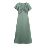 Women's Explosive Temperament Fashion Silk And Silk Texture Of The Flute