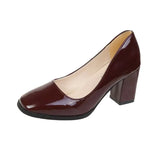 Casual Women's Shoes 2025 Spring New Fashion Square Head High Heel 4243 Large Women's