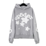 2025 Spoder Spider Web Print Hooded Hooded Hooded Hooded Casual Loose