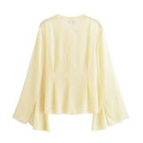 New Lace-Decorated Chiffon Loose Shirt