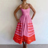 2025 New Women's Fashion Print Folds To The Waist Sling