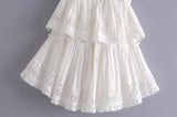 Women's Lace Multi-Layer Cake Dress