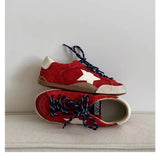 New Fashion Old Style Laceded Moral Shoes Women Retro Star Small Dirty Shoes College Style Sports