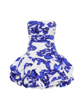 Holiday Style Pbbly Short Skirt 2025 Autumn And Winter New Out-Shoulder Folds Sexy Breast-Wearing Dress Woman