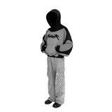 Women's New Trend Fashion Long-Sleeved Short-Sleeved Hooded Hat Jacket Casual Trouser