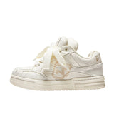 Shoes To Destroy The Aesthetic Double Shoes Tongue National Trend Men's Shoes Men's Fashion Shoes Bread Shoes Men's And Women's Same Small White