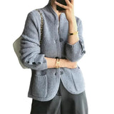 And Winter Sweater Women's Thick Short Coat Women's Clothing 2025 New European Beautiful Cotton Fashion