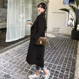 Zingj Trench Coat Female Spring And Autumn 2024 Spring New Medium And Long Korean British Style Small People Wear A
