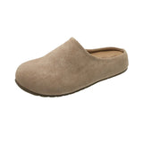 Boken Shoes Bag Head Half Slippers Women Wear 2025 Spring And Autumn New Pregnant Retro Ugly Boken