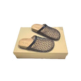 Woven Woven Half Slippers Women Summer Wear 2025 New French Dress Cool Slippers Roman Sandals