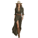 Elegant Casual Bohemia Spring And Autumn Long Sleeve