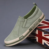 New Trendy Shoes Men's Canvas Shoes Spring And Autumn Leisure Old Beijing Cloth Shoes Lazy One Foot Pedal Shoes