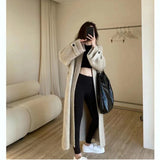 Autumn Dress Girl Korean Version Of Chic Loose Fashionable Over-Knee Heavy Knitted Pneuumbly Horse Sea Hair Sweater