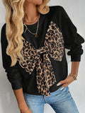 And Winter Vintage Leopard Long-Sleeved Coat