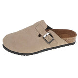Slippers Summer New Women's Flat Bottom Leisure Lazy Half Drag Wearing Frosted Personality Big Head Women's