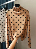 Zingj Hook Silk Restore Ancient Ways Port Storm Point Net Gauze Bottom Upper Garment Female Early Spring New Style Thin Money Perspective High Collar Inside Build T-Shirt