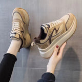 Forrest Shoes Women In The Spring And Autumn Of 2025 New Thick Bottomed Black Old Shoes Casual