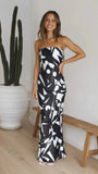 Zingj Summer New Back Hollow Irregular Color Sexy Sling Dress