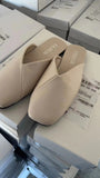 Red Cool Flat Bottom Slippers Lady Wears The Front 25 New Summer Half-Dragging Women's Shoes Fashion Muller Shoes Ins