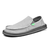 New Breathable Casual Cloth Shoes Handsome Men's Canvas Shoes Burst A Foot Lazy Man's Feet Fisherman