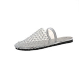 Red Fishing Net Sandals Women Summer New Wear Seaside Holiday Hollow Sexy Breathable Cool Drag